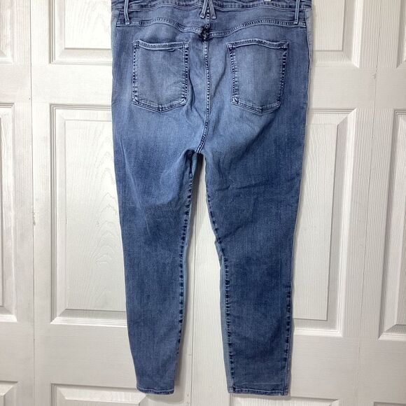 Good American Two Toned High Waisted Size 24 Jeans - Picture 6 of 10
